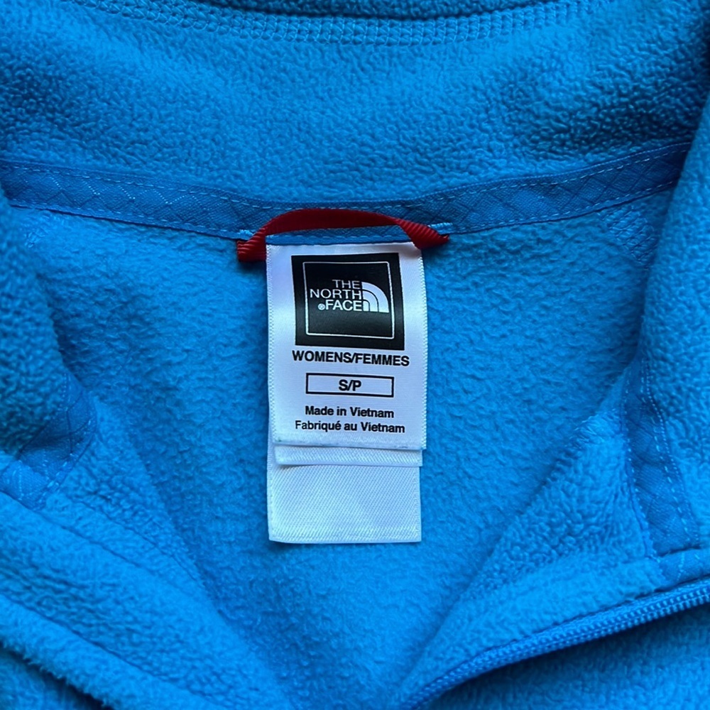 north face fleece quarter zip size small - Picture 2 of 3